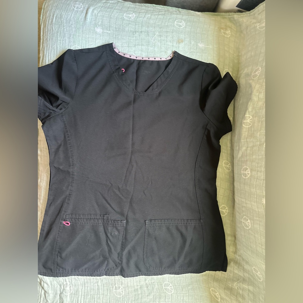 Black Top with Pink Accents